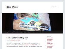Tablet Screenshot of daveweigel.com